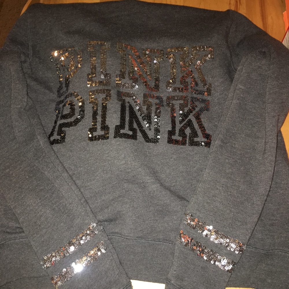 Victoria secret zip up hoodie. New condition!